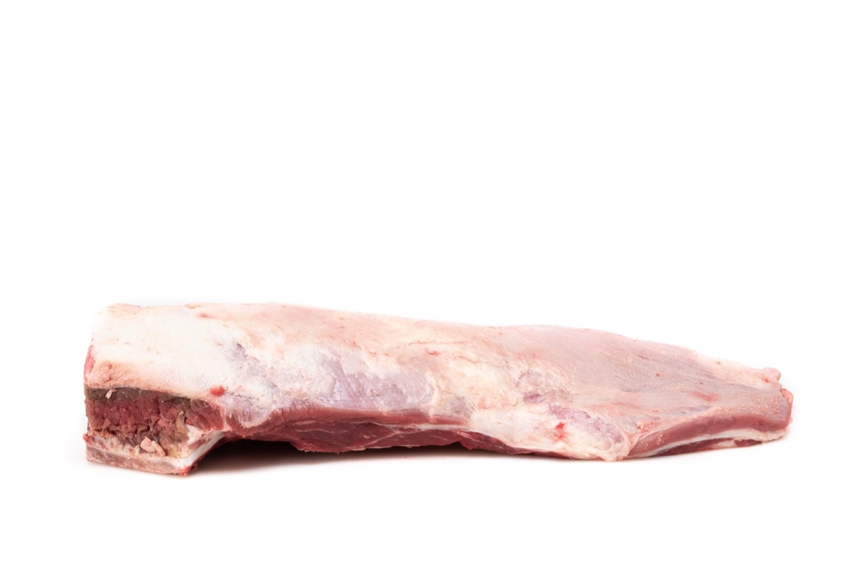 costilla simple de novillo