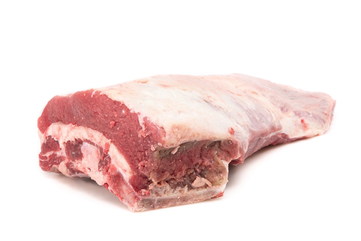 costilla simple de novillo