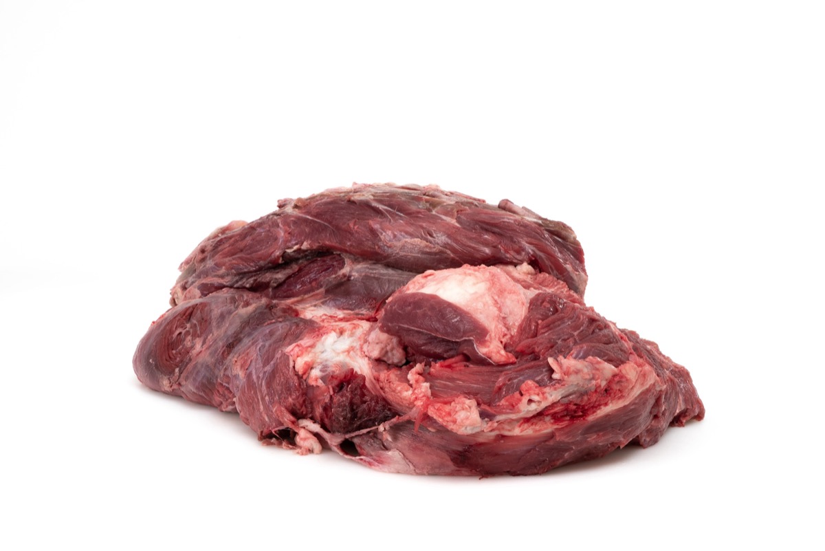 pescuezo con hueso de novillo